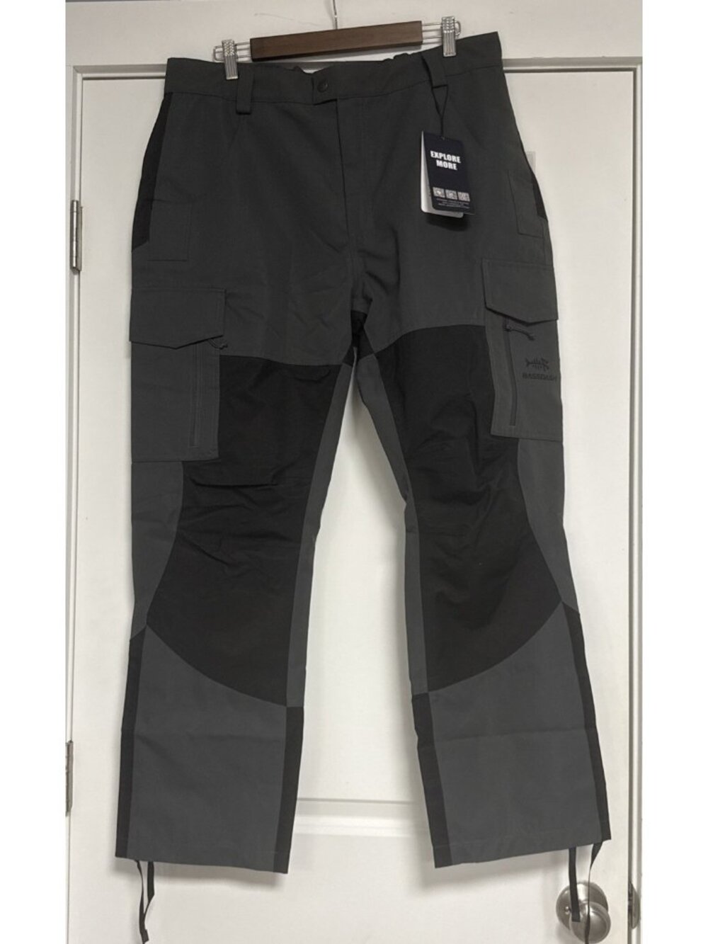 BASSDASH Splice Mens Hunting Pants Waterproof Breathable Ripstop 37"w x30"l